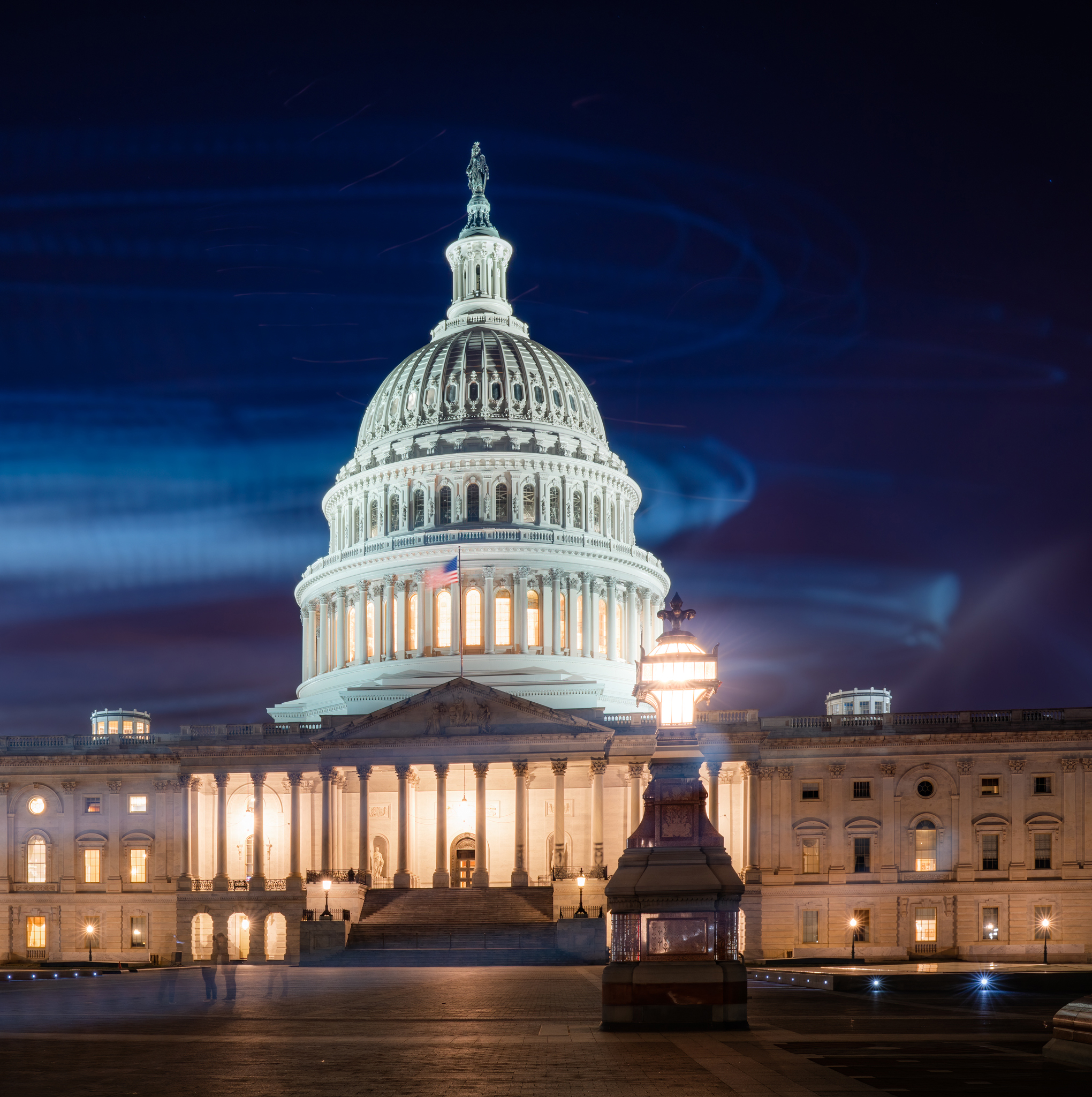 United States Capitol at Night